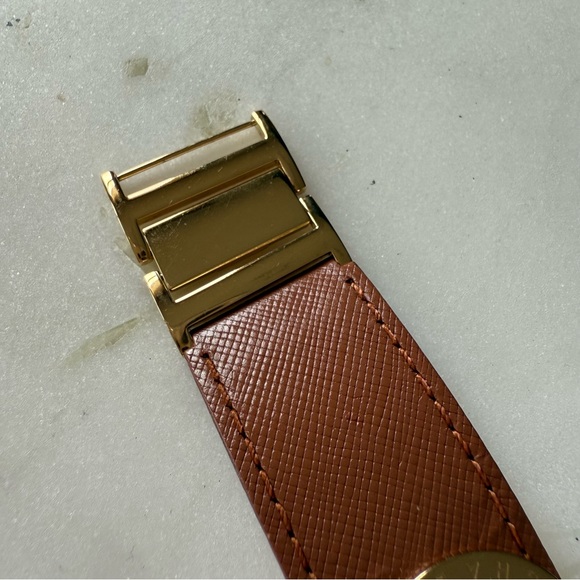 Michael Kors Gold and Brown Men's Watch - Picture 5 of 10